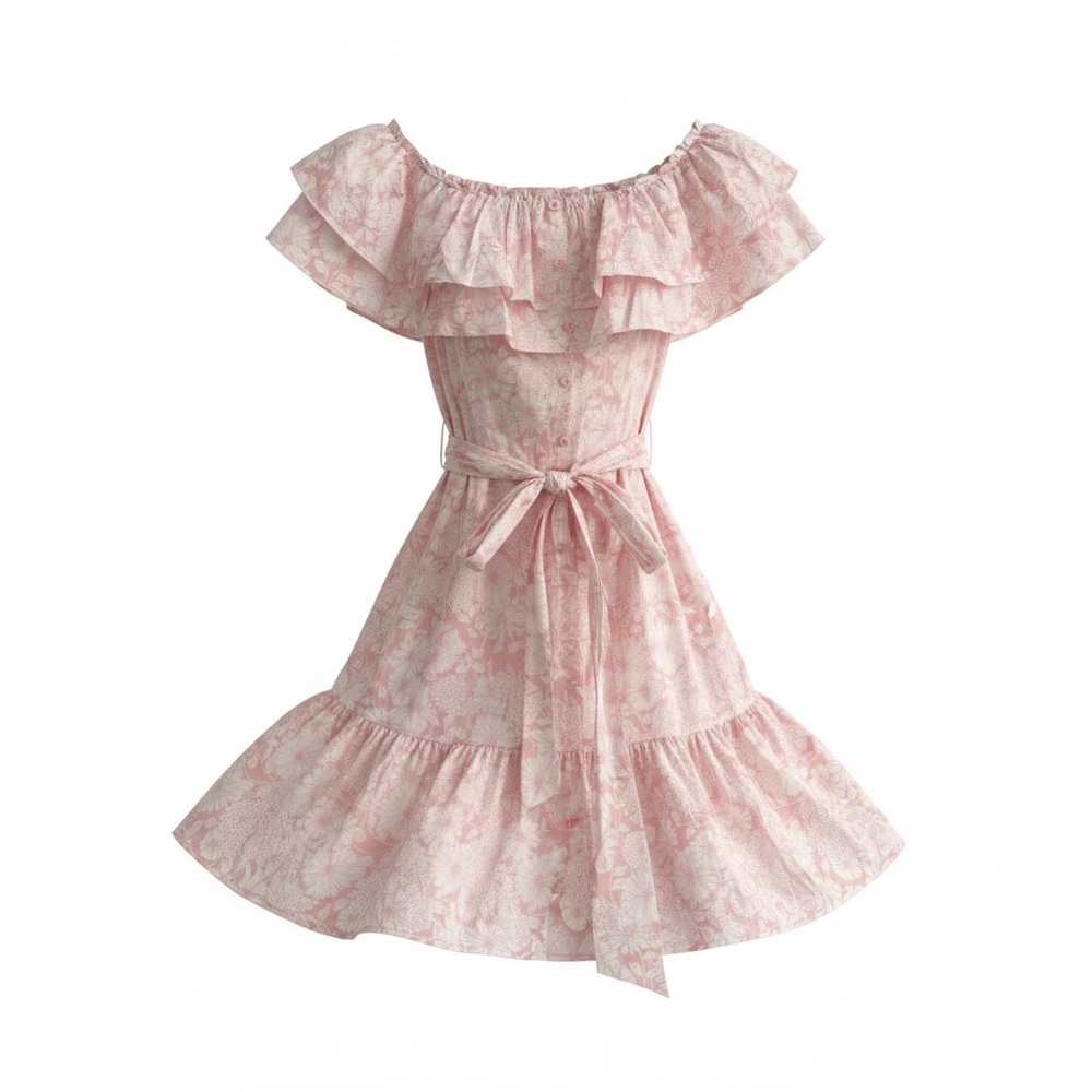 NWT Liza Marie Fernandez for Target Pink Floral Dress size small